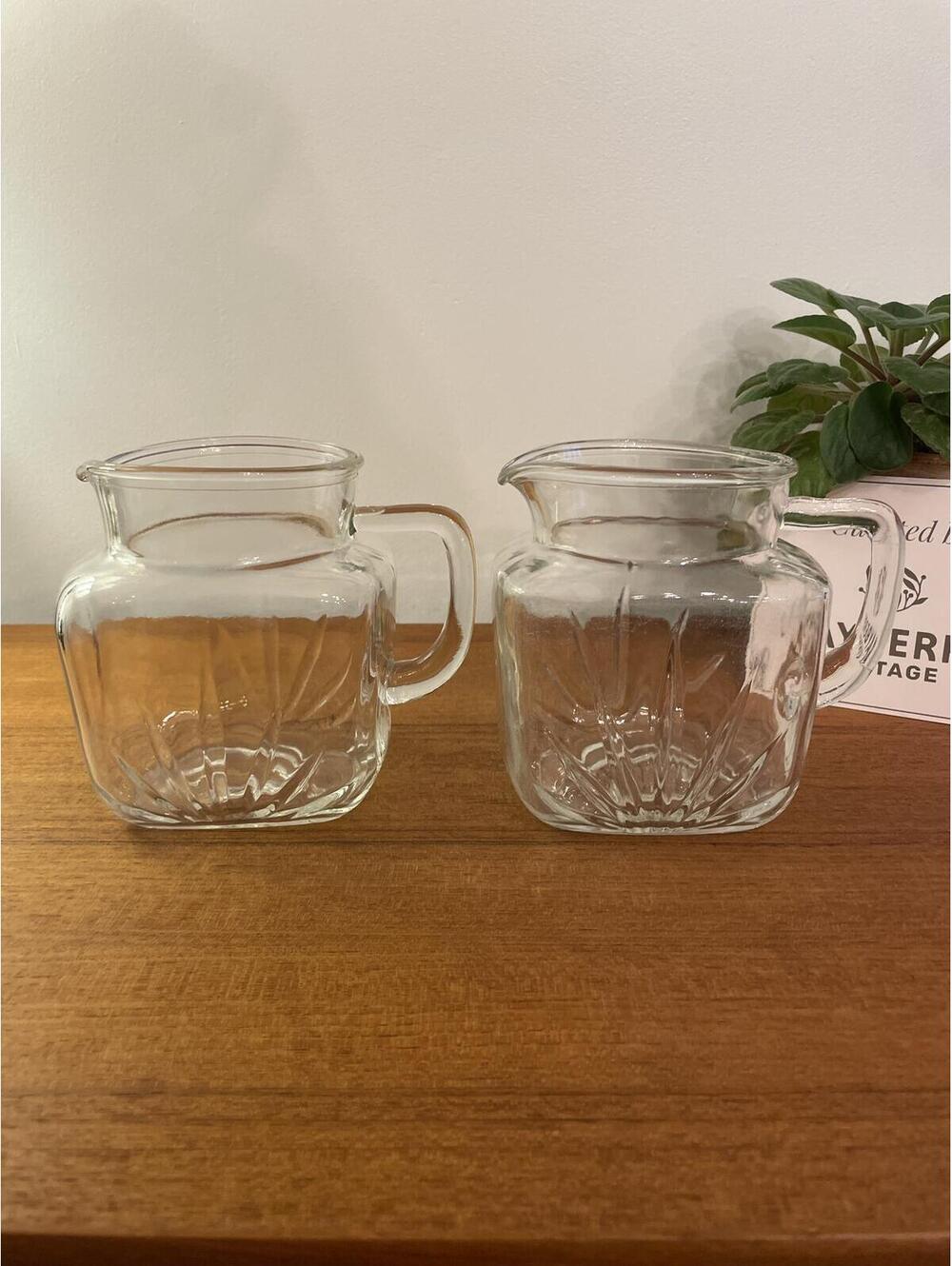 Vintage Federal Glass Starburst Pitcher 1950s Water Juice Sold Individually